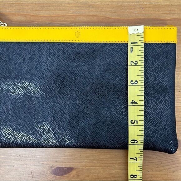 Garuglieri Leather Wristlet Clutch Cosmetic Bag - Picture 9 of 10